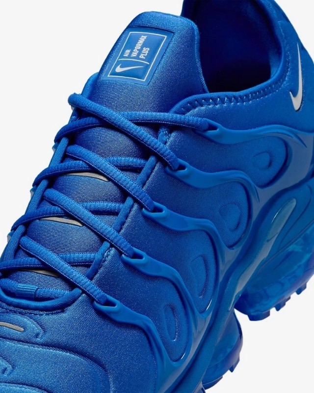 NEW Nike Air VaporMax TN Plus Triple Blue Air Cushion Men's Sports Shoes