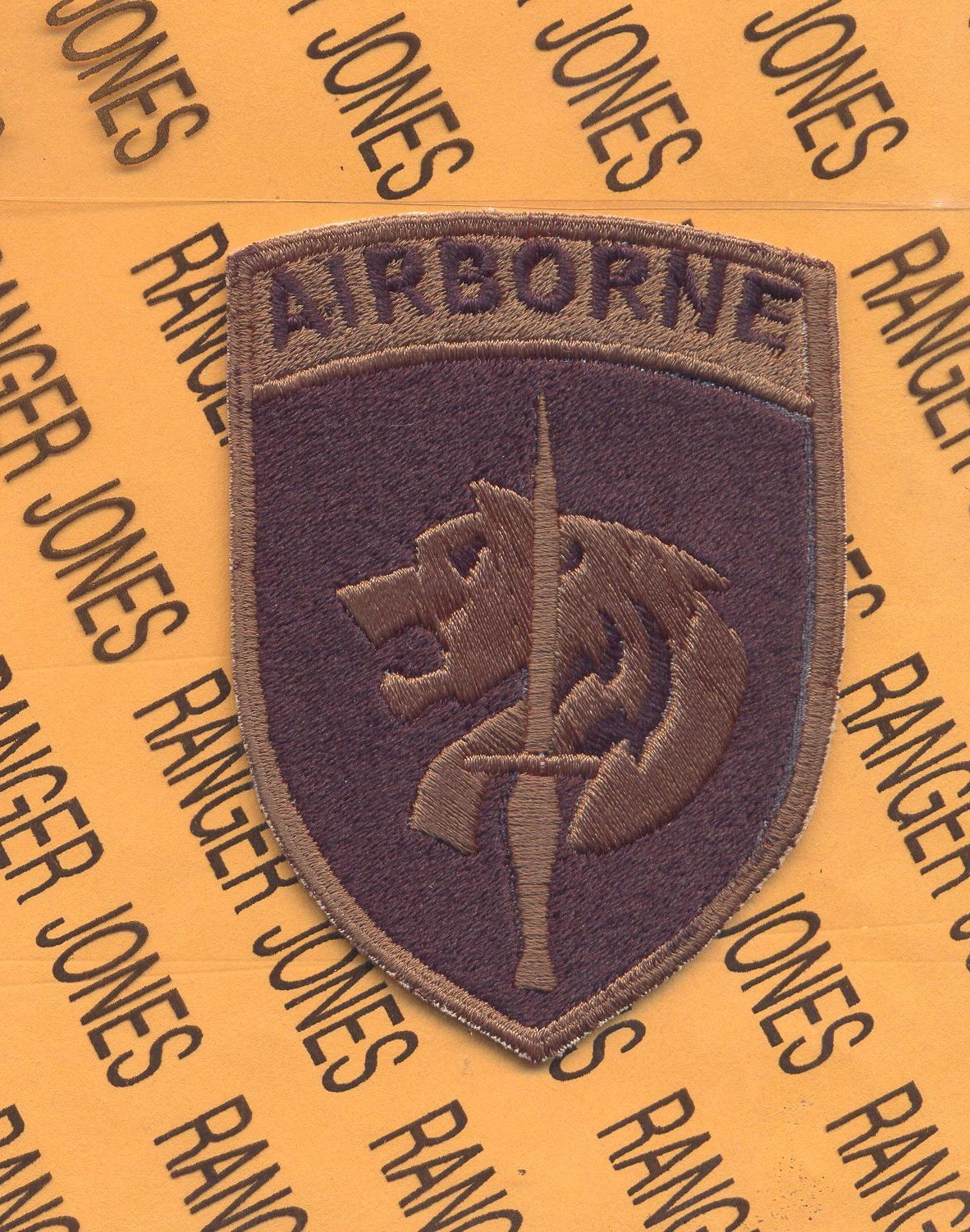 US Army Special Operations Command Africa Airborne SOCAF OD BDU ~3.5" patch