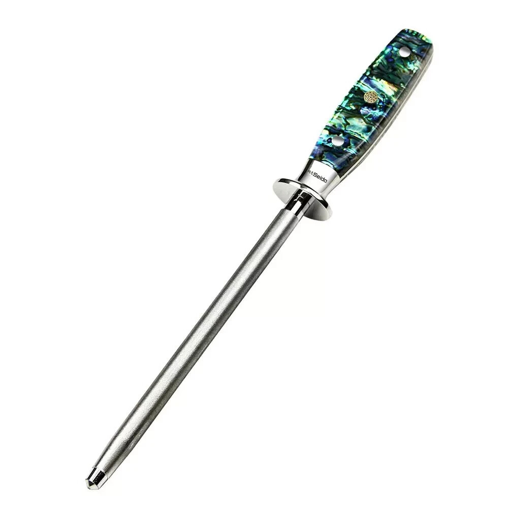 Seido Knives Awabi 8" Honing Steel, Knife Sharpening rod, Sharpener
