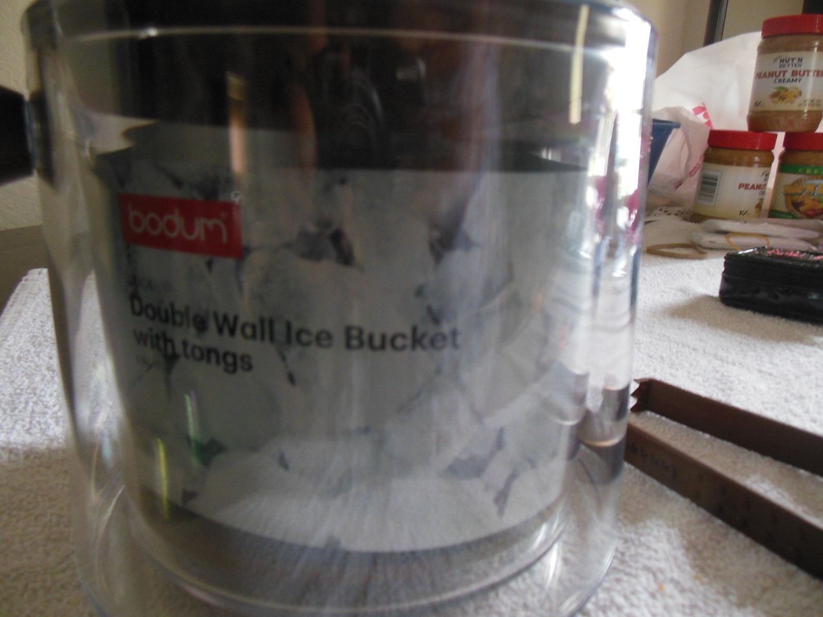 Bodum Cool Double Wall  Thermal Ice Bucket ** BROWN ** FREE  SHIPPING