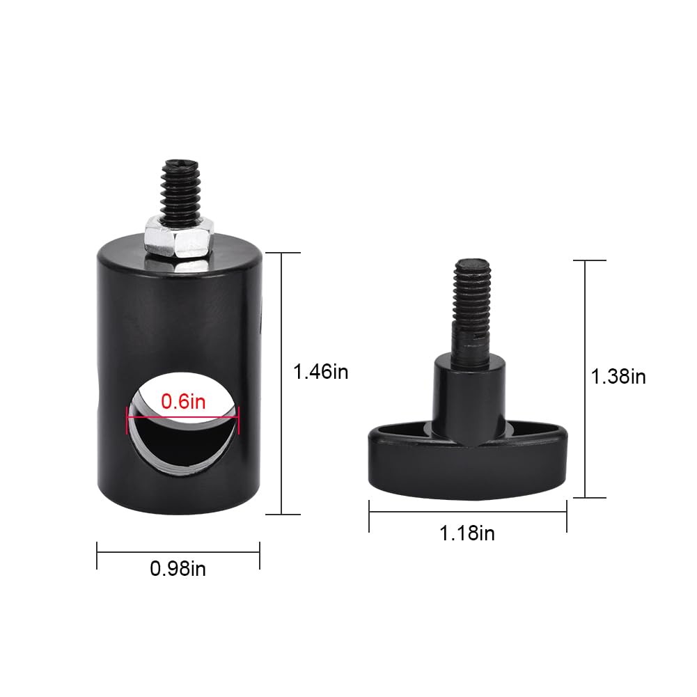 2 PCS Rapid Adapter Convert 1/4 Inch Screw Thread Photography Light Stand