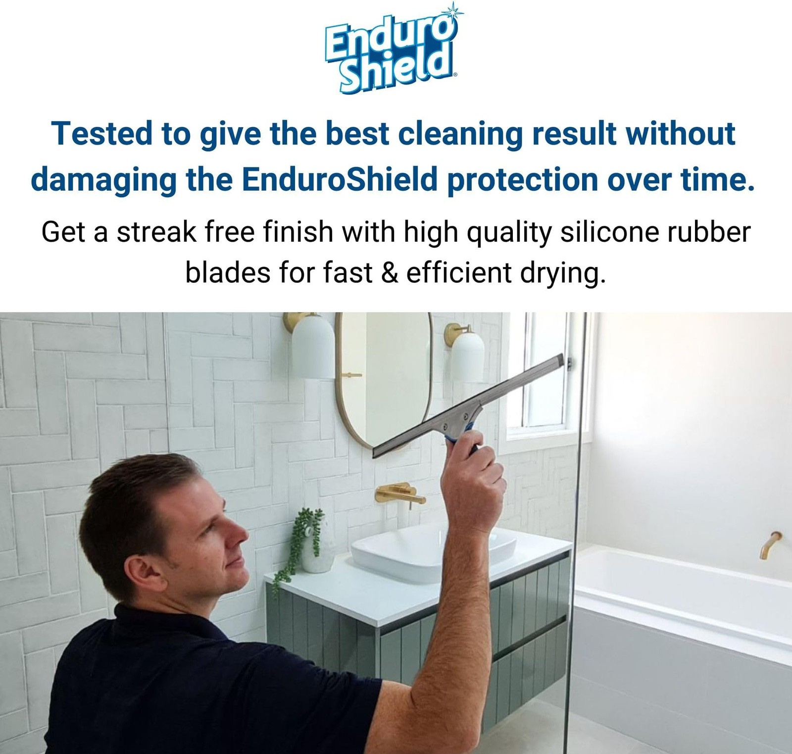 EnduroShield Professional Squeegee & Window Washer Cleaning Combo | Professio...
