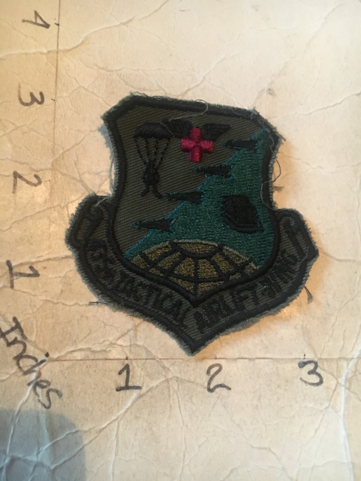 USAF  435th Tactical Airlift Wing Squadron subdued patch 7/12/25