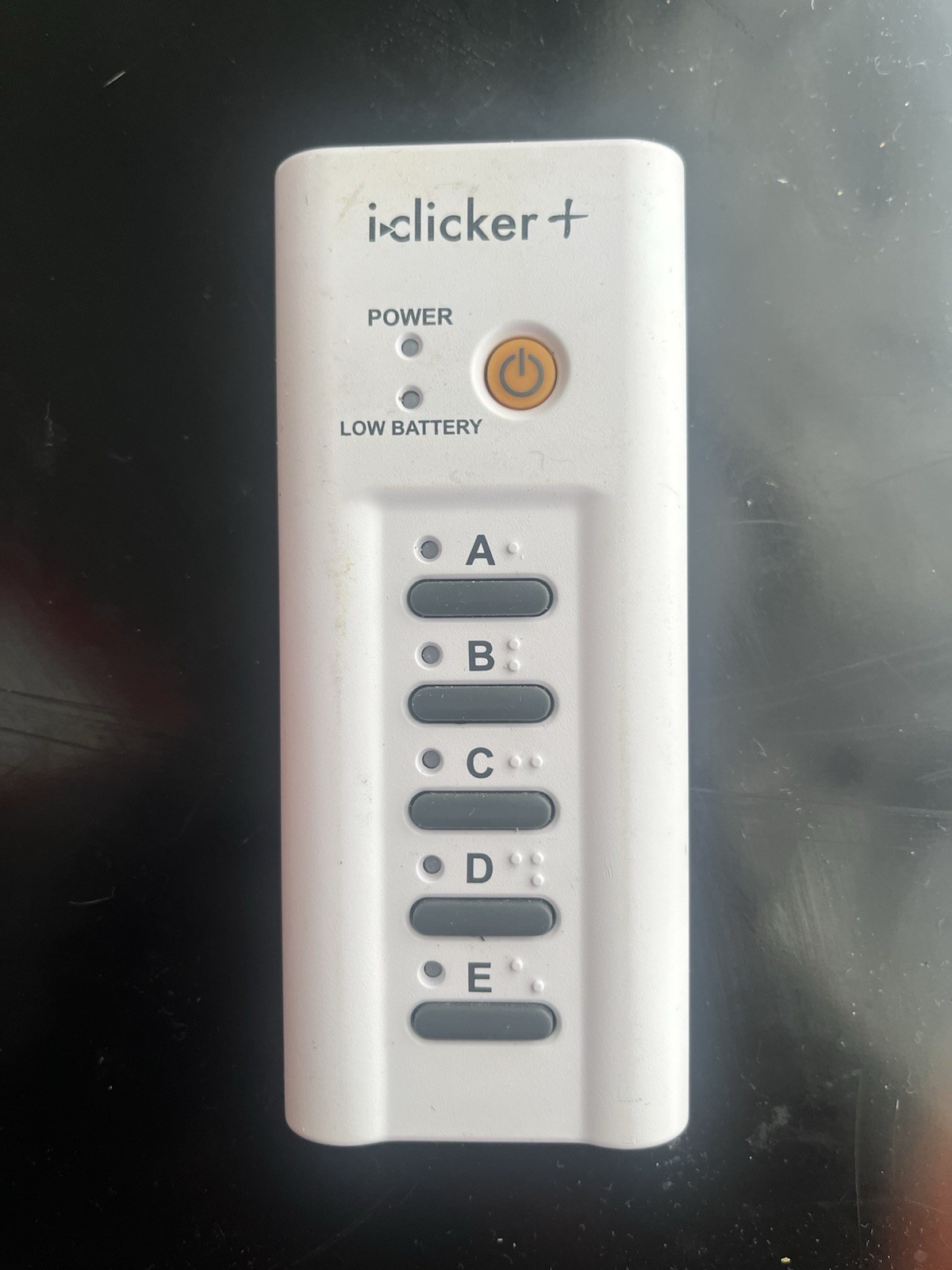 iClicker iClicker+ RLR15 Wireless Classroom Response Remote Clicker White