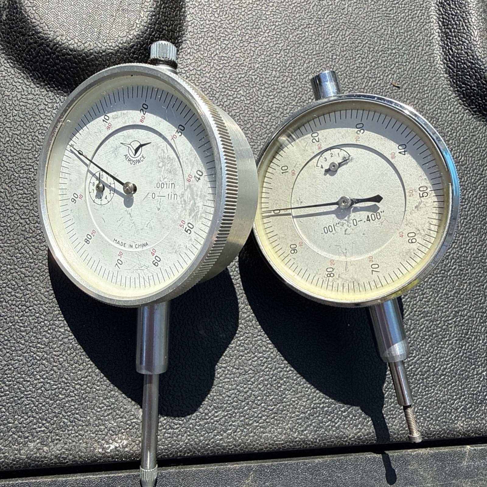 Lot of Dial Indicators .001” Graduation Machinist Gauges Aerospace Brand - Used