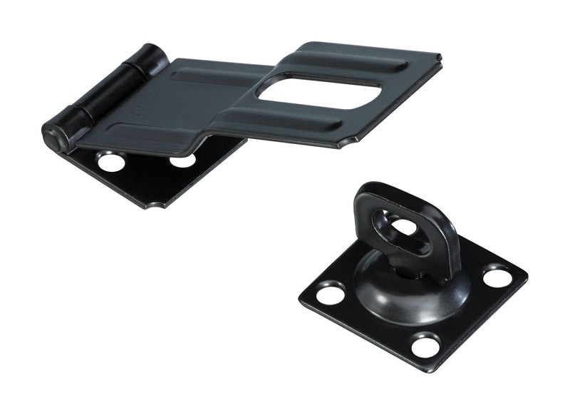 National Hardware N305-987 Aluminum/Steel Swivel Staple Safety Hasp 4-1/2 L in.