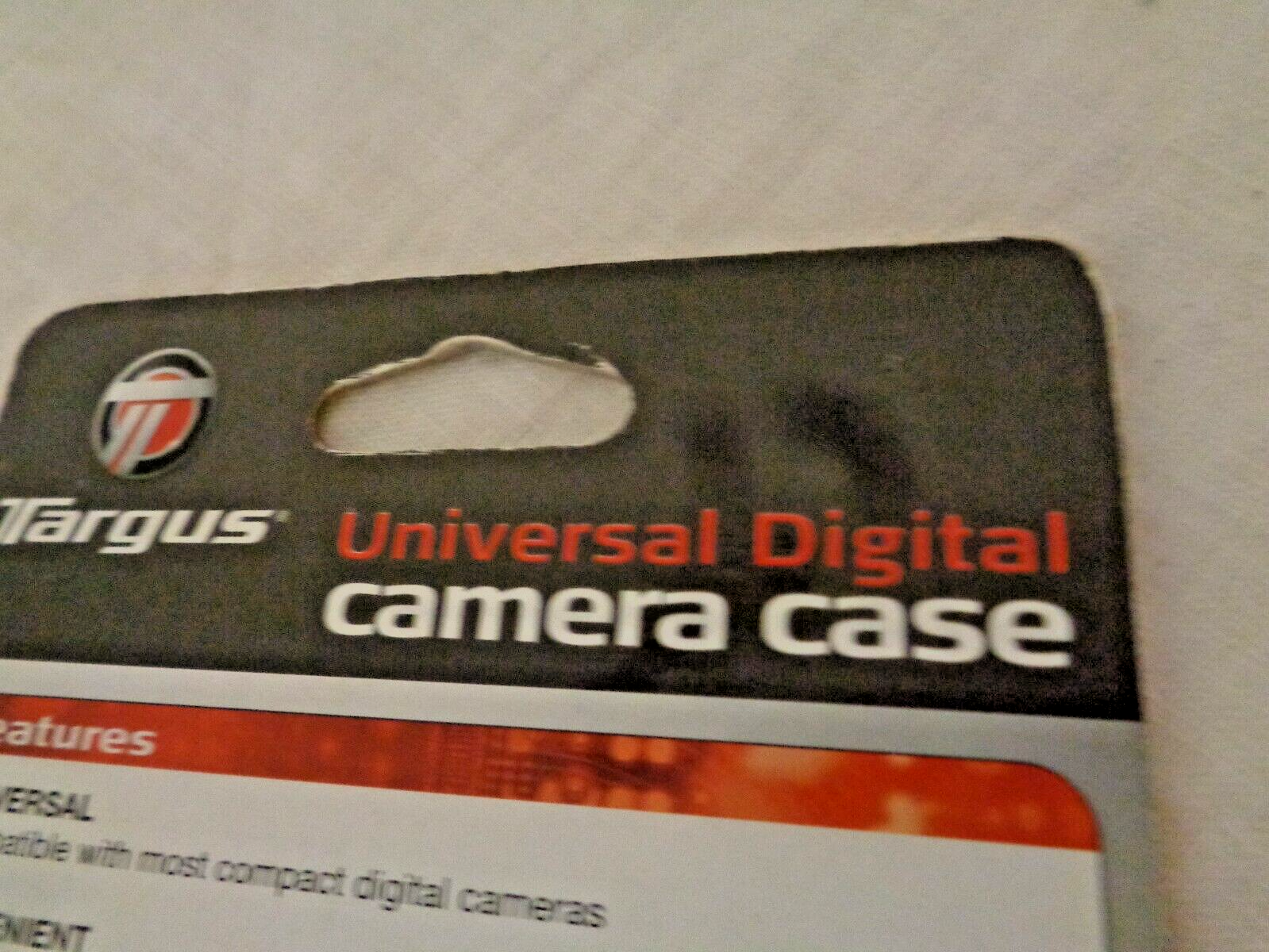 Targus Universal Compact Digital Camera Case Built in Belt Quick Release Access