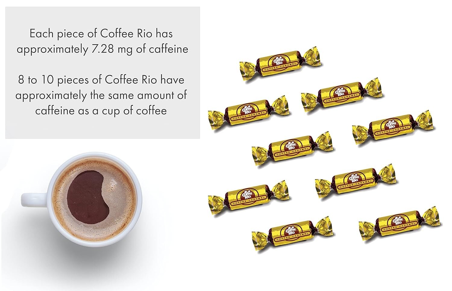 Individually Wrapped Coffee Candy—Perfect for Buffets & Office Bowls (3 lbs)