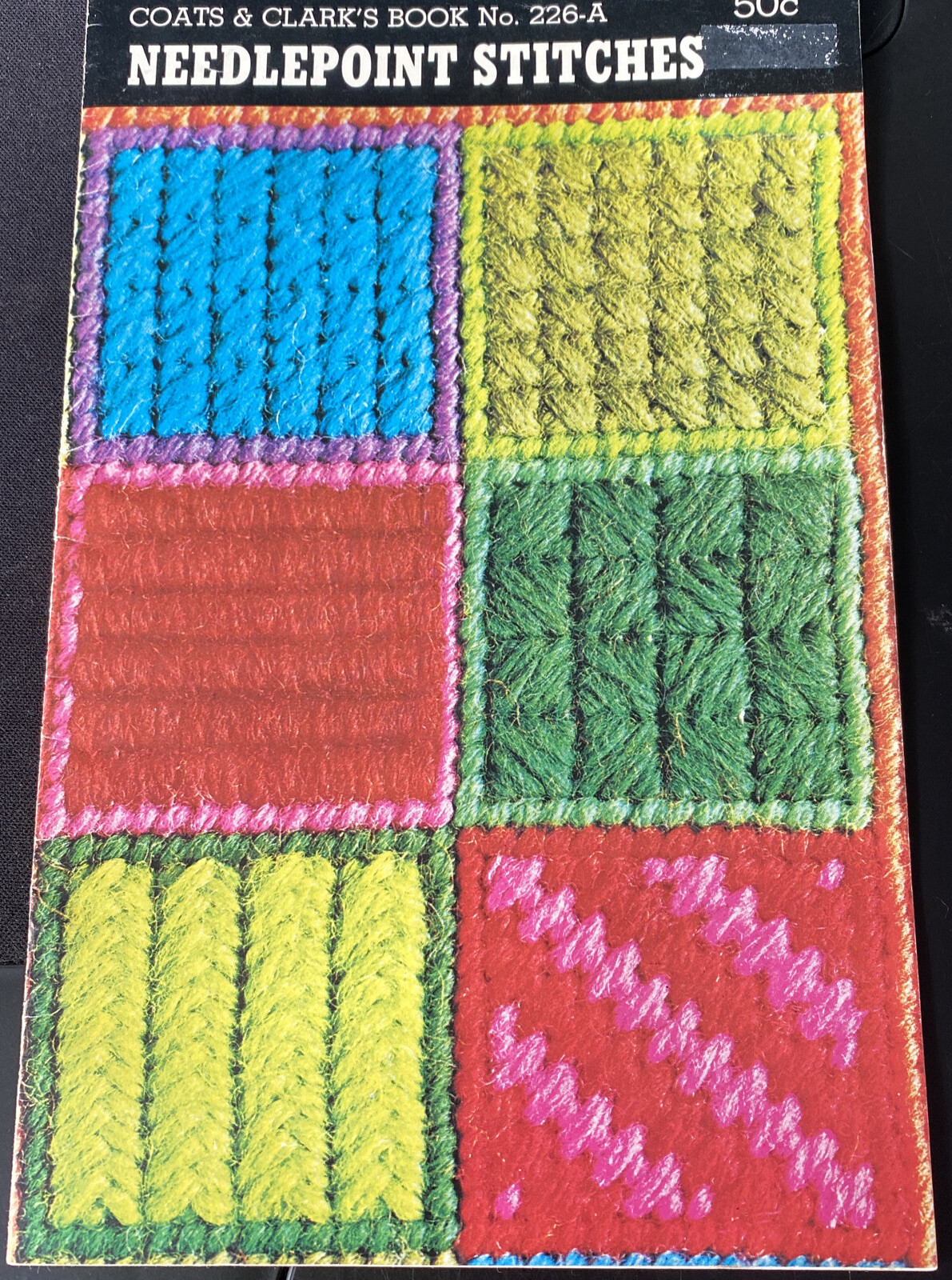 VINTAGE 1974 Needlepoint Stitches - Coats & Clark Book No 226-A