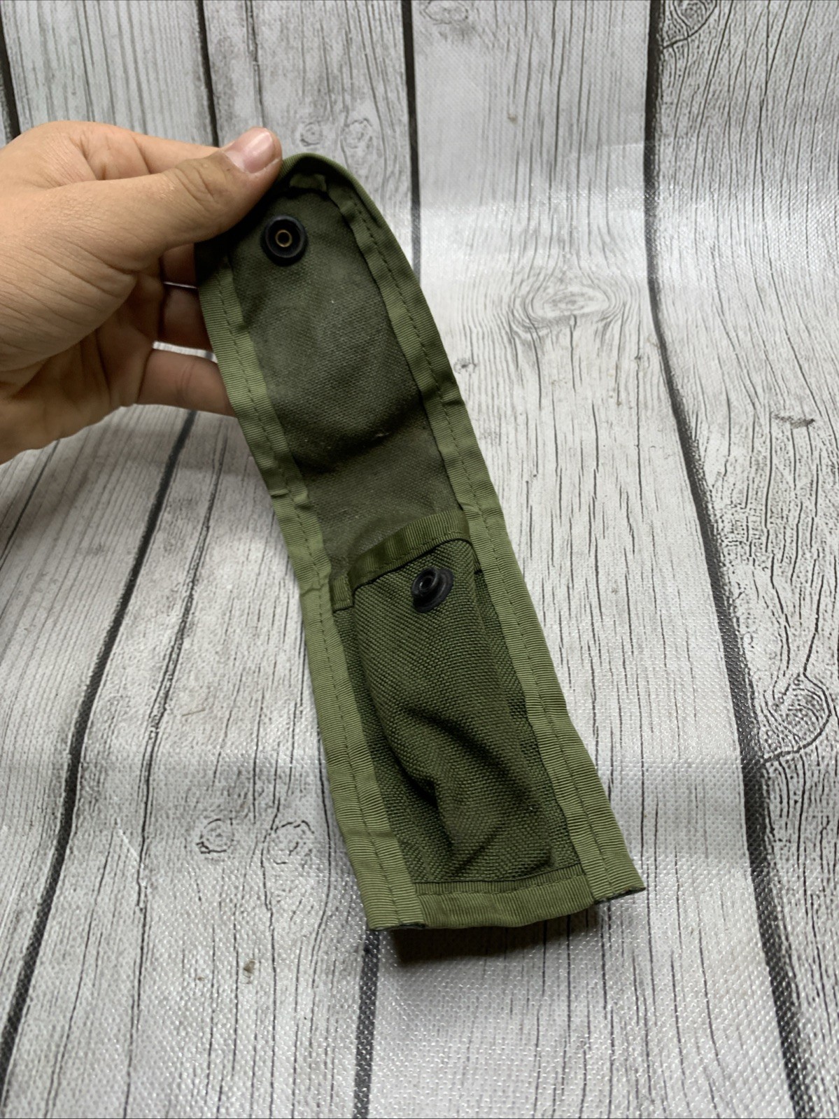 US Military Issued Green Nylon Pouch