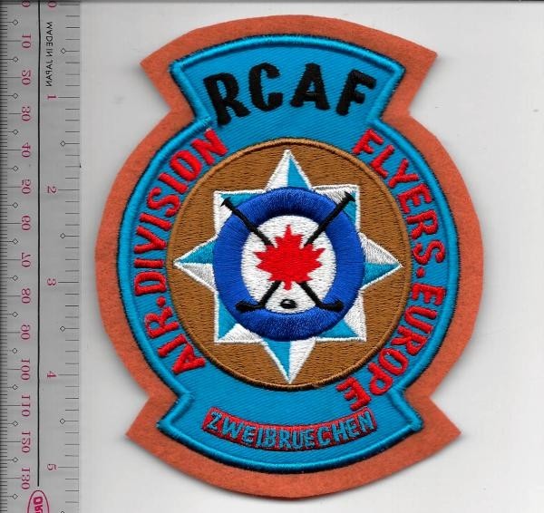 Royal Canadian Air Force RCAF Germany Flyers Europe Zweibruechen Air NO TARIFF