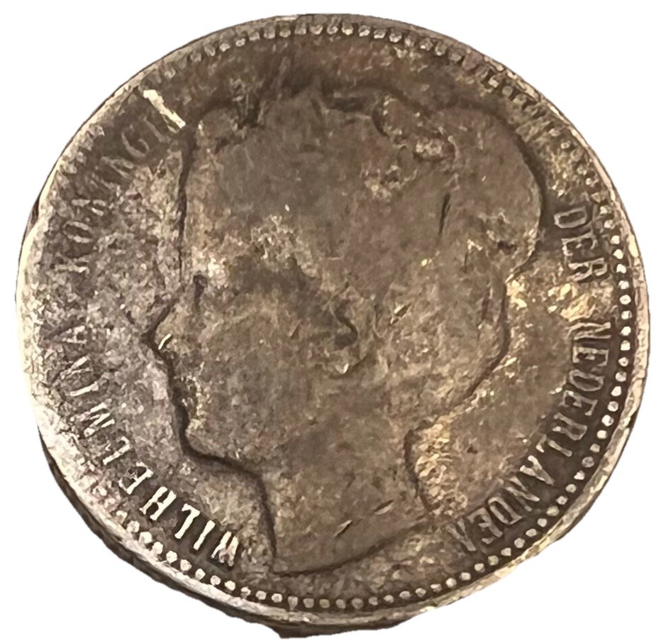 1900 🇳🇱 Curaçao 1/4 Gulden Silver Coin - Combined Shipping - Lot C89