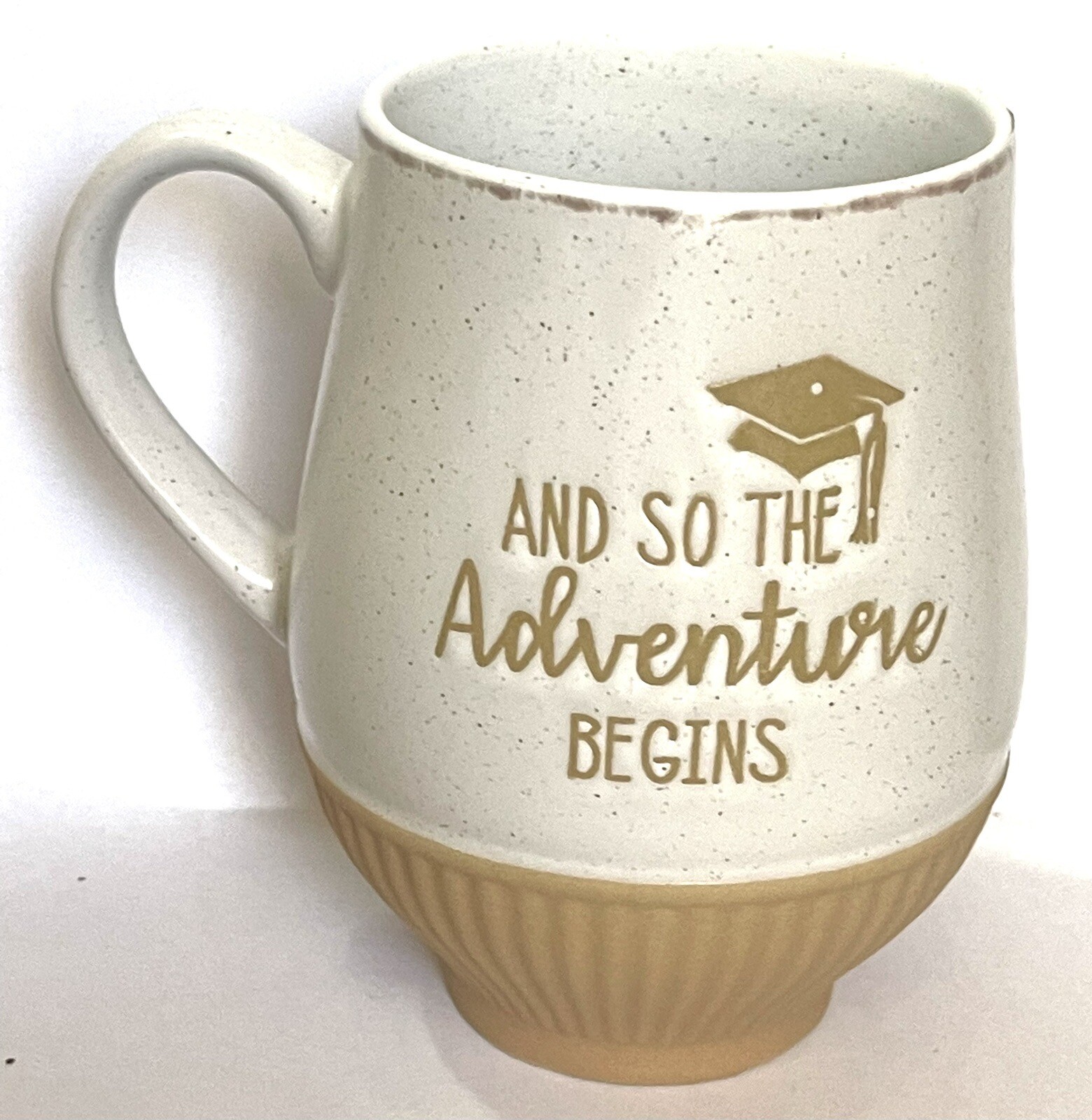 And So The Adventure Begins Ceramic Mug Spectrum Designz Coffee Graduation