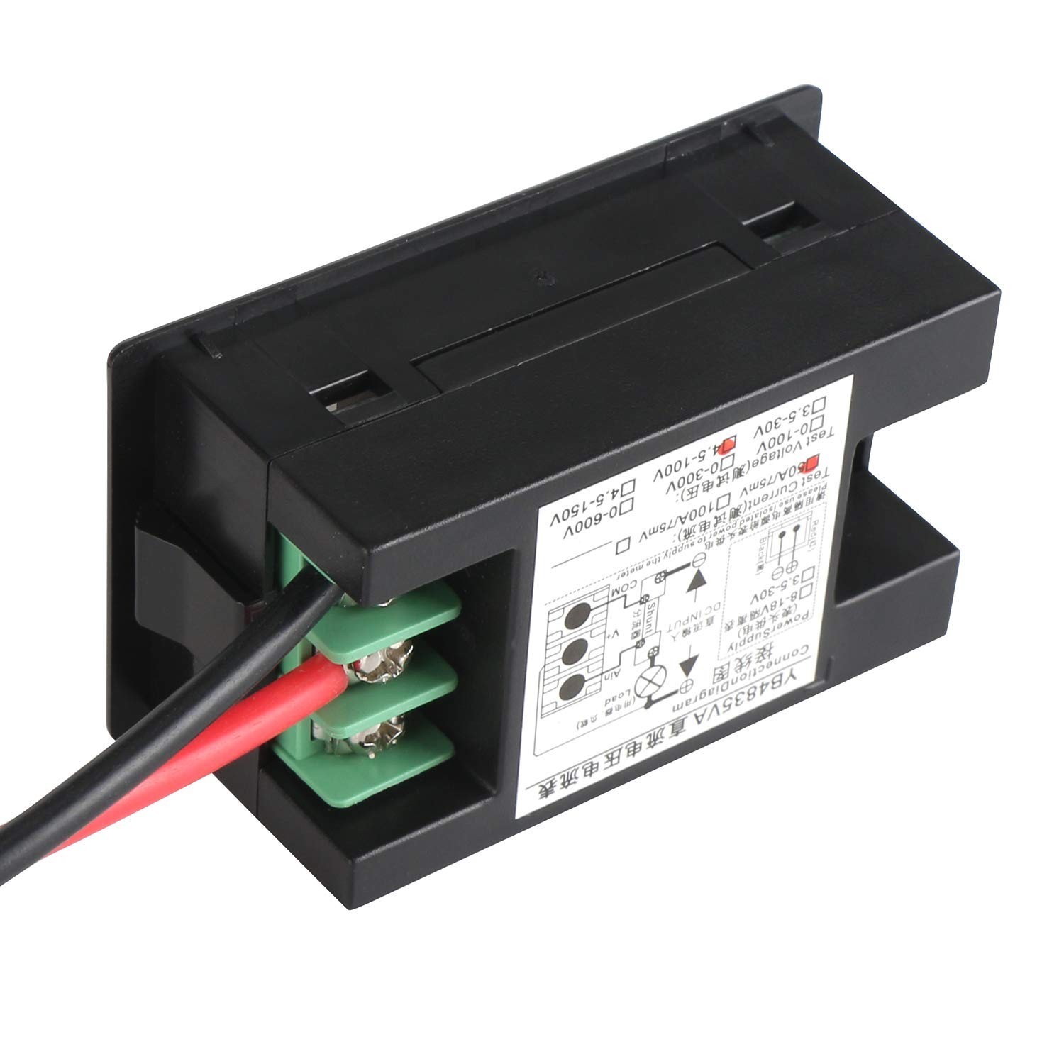 Volt Ammeter Multimeter Panel - DC Amp Meter, LED Display