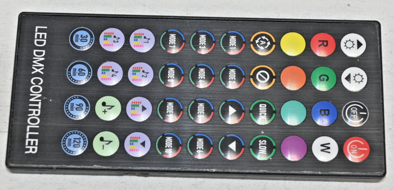 LED DMX Controller Remote New Out Of Box Size Approximately 5"X2"