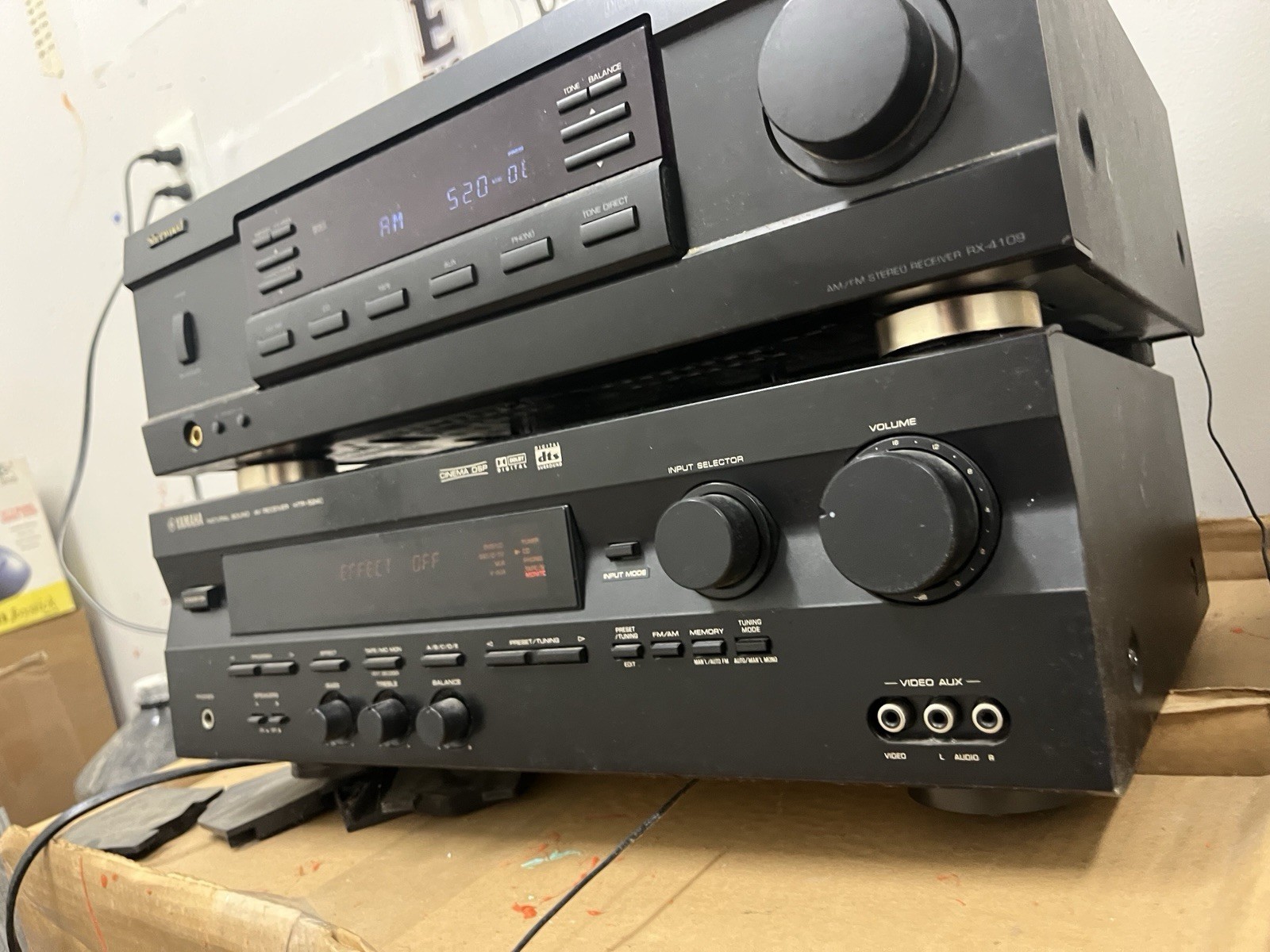 Yamaha HTR-5240 5.1 Channel Dolby Digital DTS + Sherwood RX4109 Units Bundle
