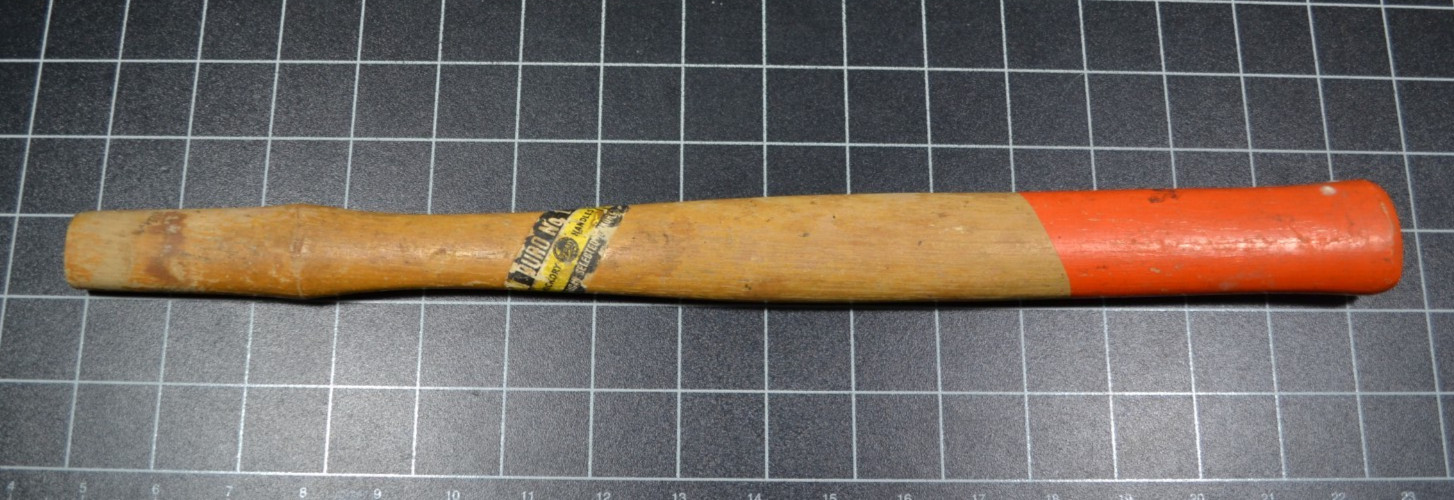 DURO #1 - AMERICAN SELECTED HICKORY - HAMMER HANDLE - 18" - BLACKSMITH / SLEDGE