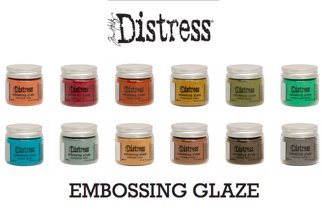 2020 Tim Holtz DISTRESS EMBOSSING GLAZE Jars (ALL 12 Colors)