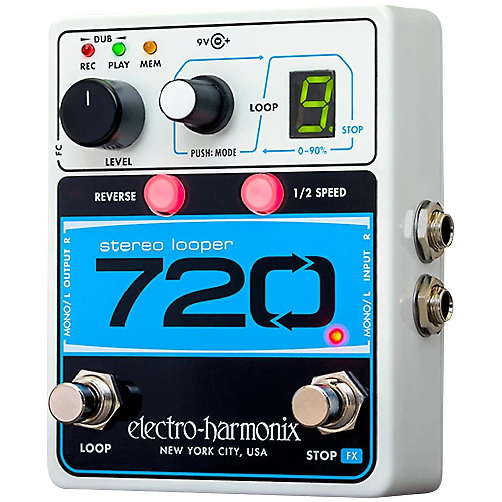 Electro-Harmonix Stereo with 10 Loops & 12 Minutes Recording Time