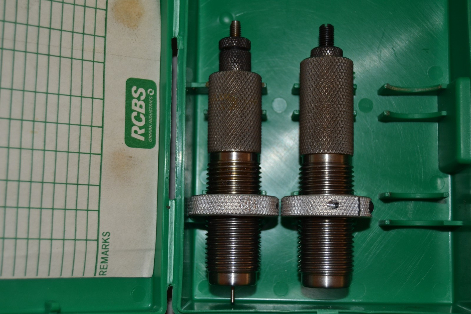 RCBS FL 2 DIE SET .257 ROBERTS GROUP A IN CASE P/N 12501