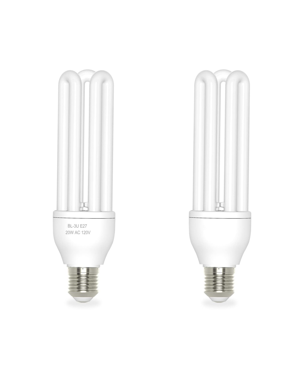 2 Pack 3U 20W Replacement Bulbs for 20W Bug Zapper with E27 Base, Compatible ...