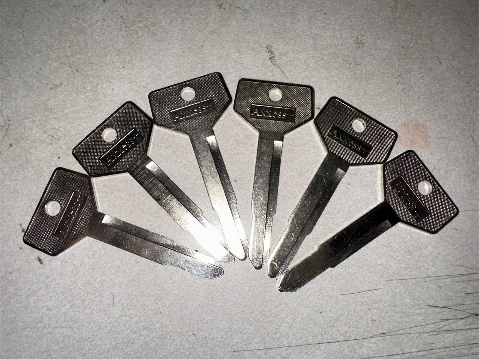 Pack of 6 DC3 / 50 Uncut Key Blanks Fits Yale Made by Axxess+