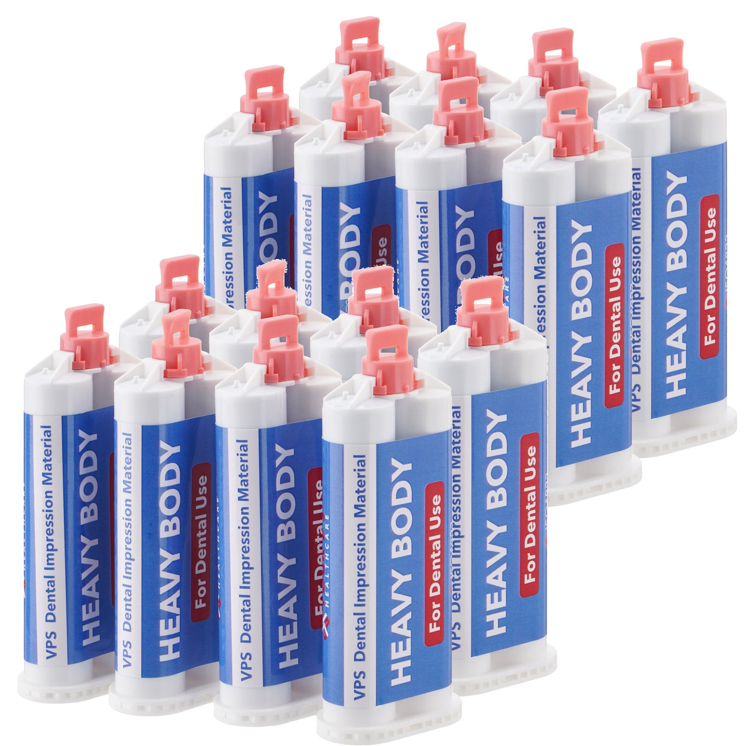 24Pcs Dental Heavy Body Fast Set Dental Impression Material 50mL Cartridge USA