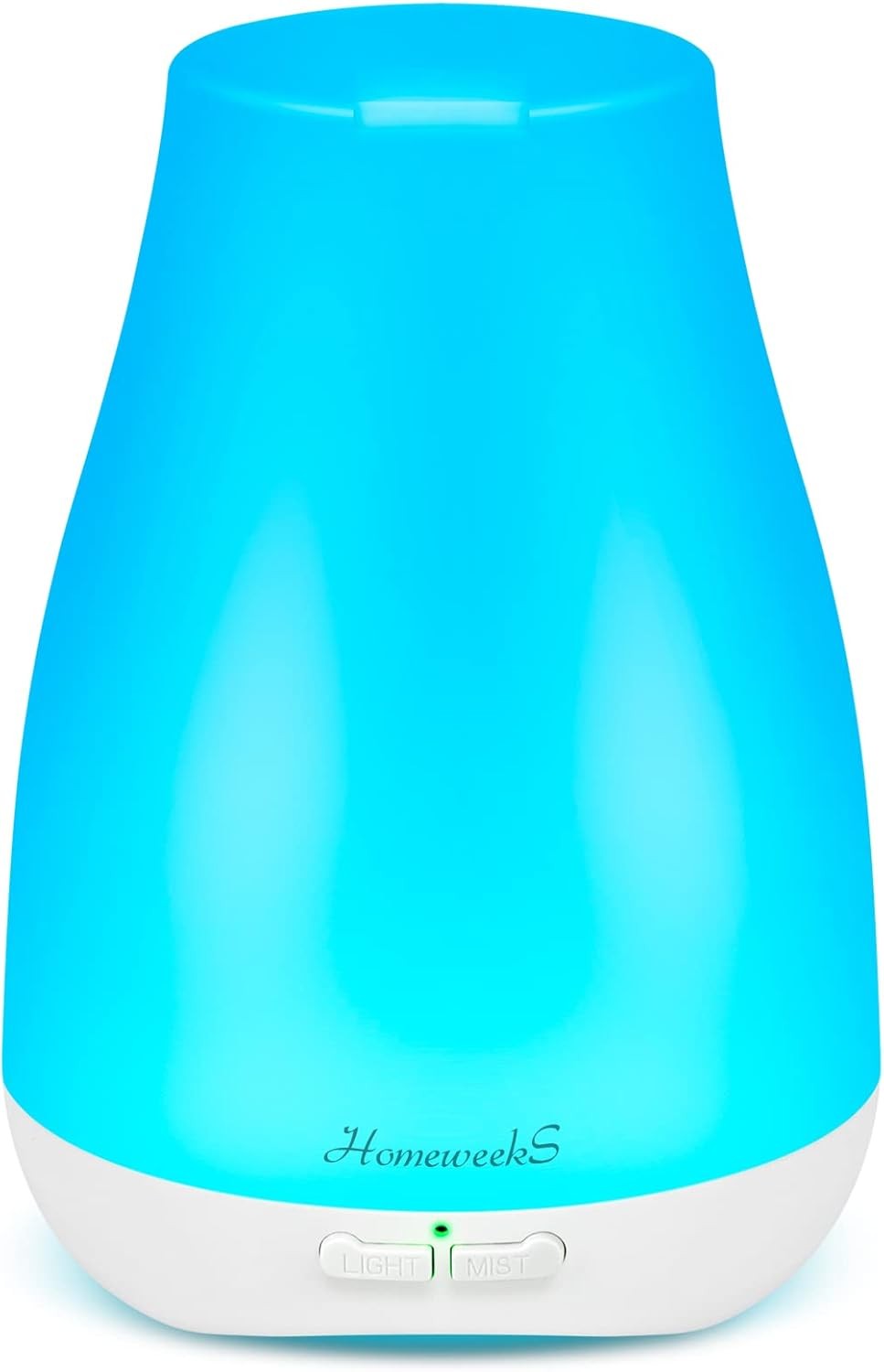 Homeweeks Diffusers, 100ml Colorful Essential Oil 100 Ml 1 Pack, Basic White