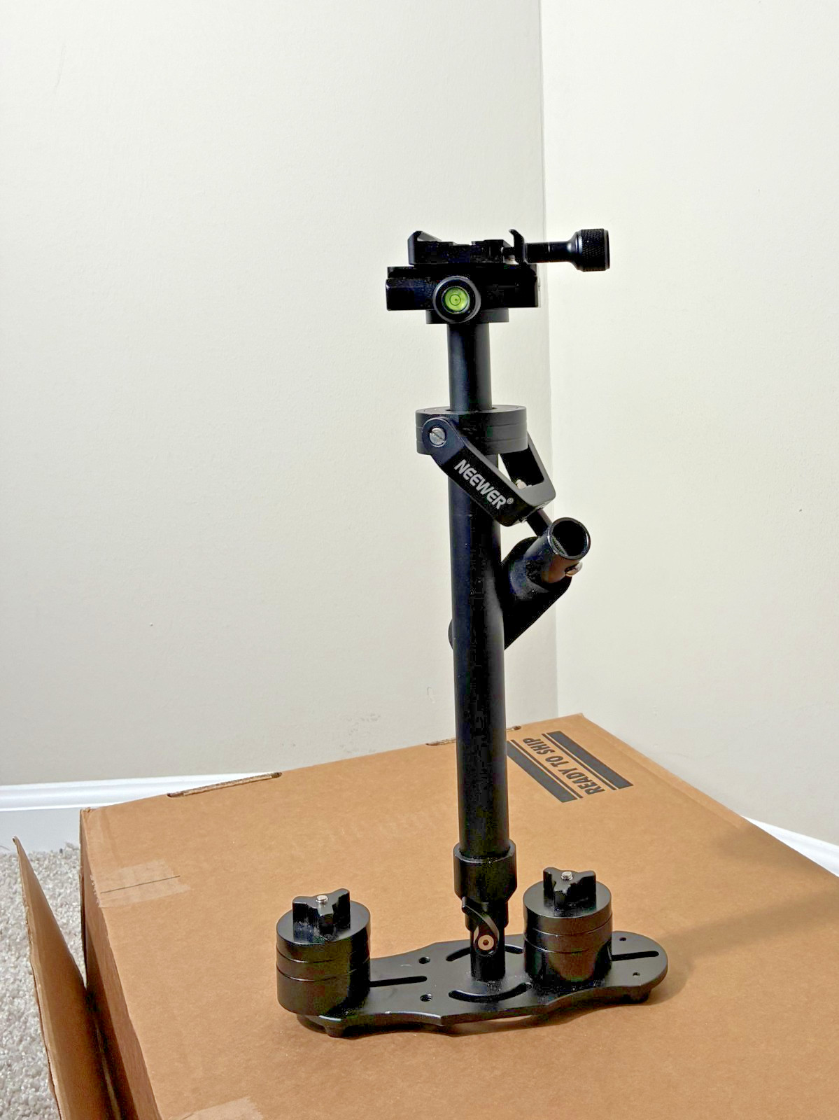 Neewer Aluminum Alloy Video Stabilizer 24" with 1/4" Screw Quick Shoe Plate