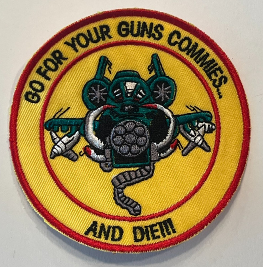 US AIR FORCE PATCH: 25th Fighter Squadron A-10 Warthog Osan AB, South Korea