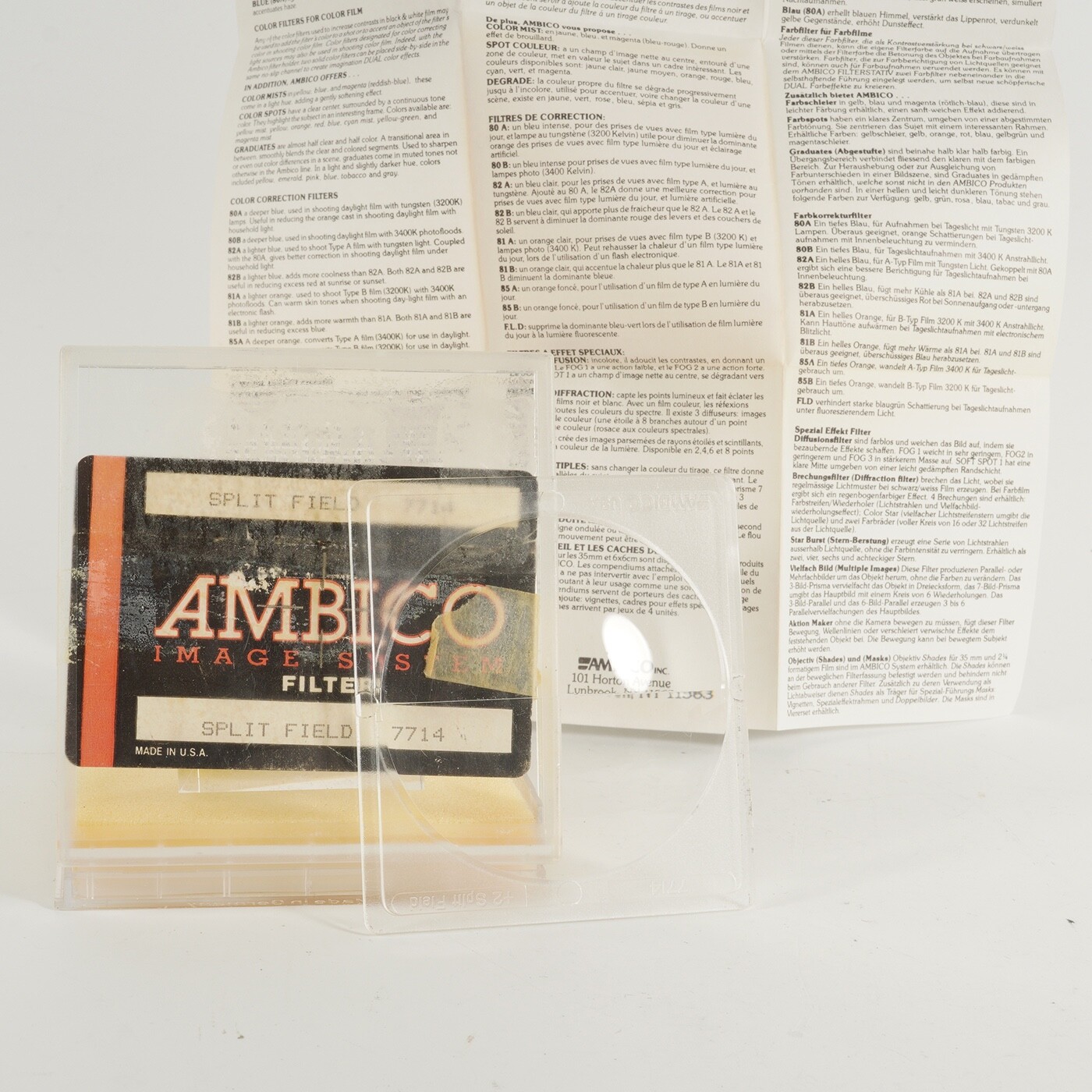 Ambico 7714 +2 Split Field Filter