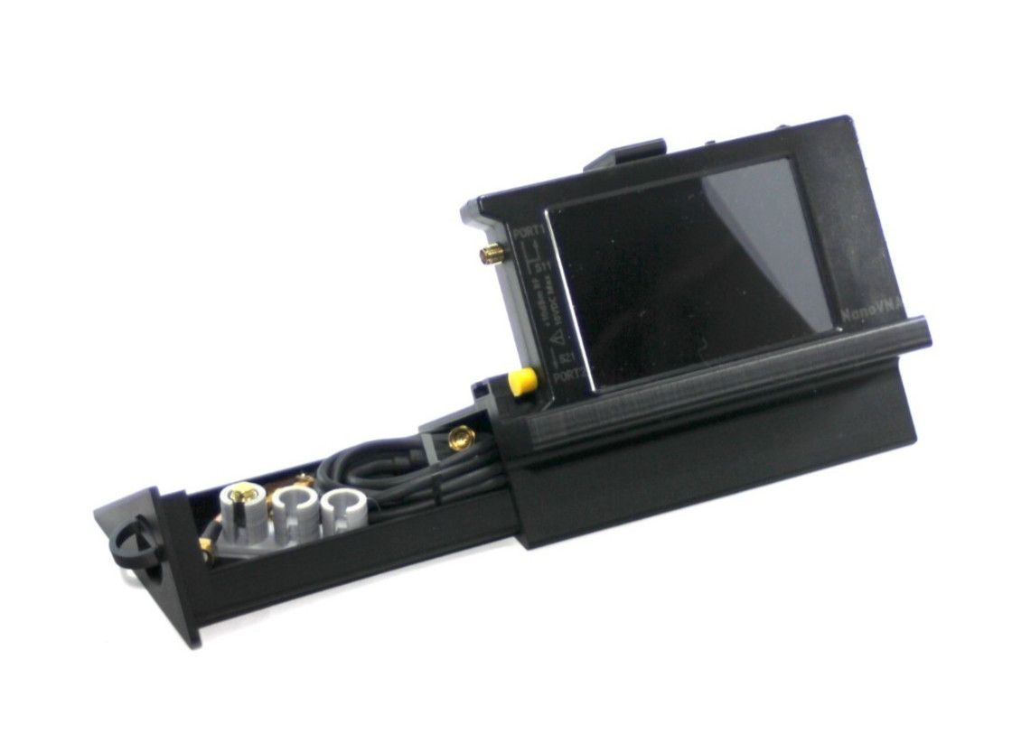 NanoVNA-H4 wedge stand - integrated pen clip, easy viewing angle!