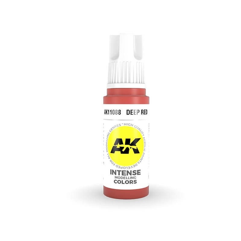 AK Interactive 17ml Bottle Deep Red 3rd Gen Acrylic Paint AK11088