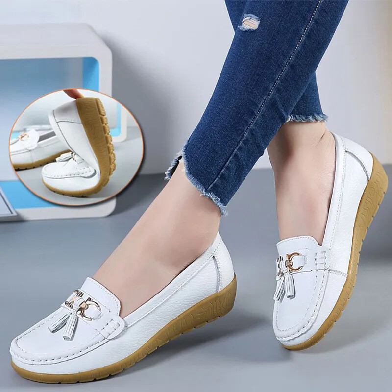 Fashion Women Casual Shoes Comfortable Loafers Slip-on Flats Ladies Footwear
