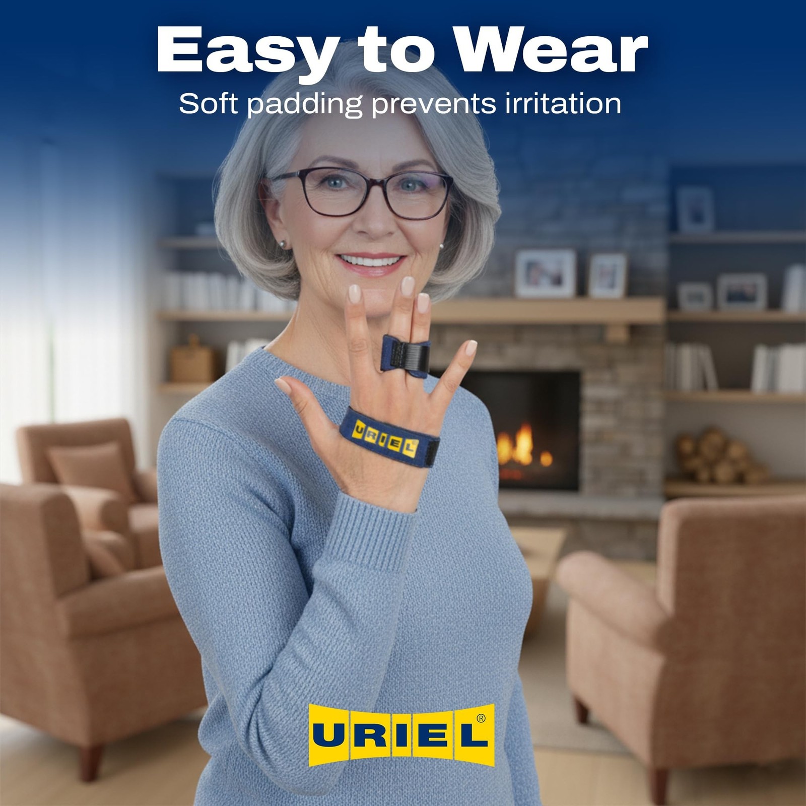 URIEL Adjustable Trigger Finger Splint for All Fingers – Comfortable Trigg