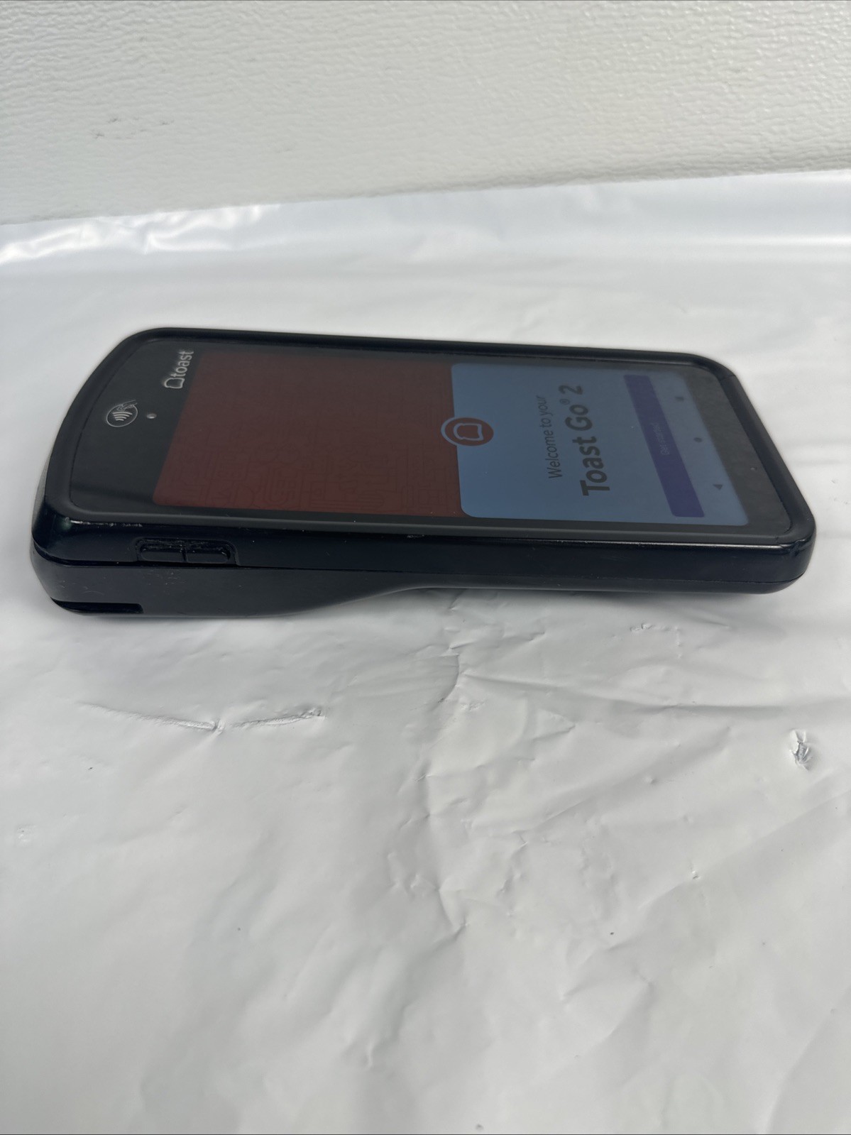 Toast Go 2 TG200 Handheld POS - Tested Working - Charging Cable - Case Damage