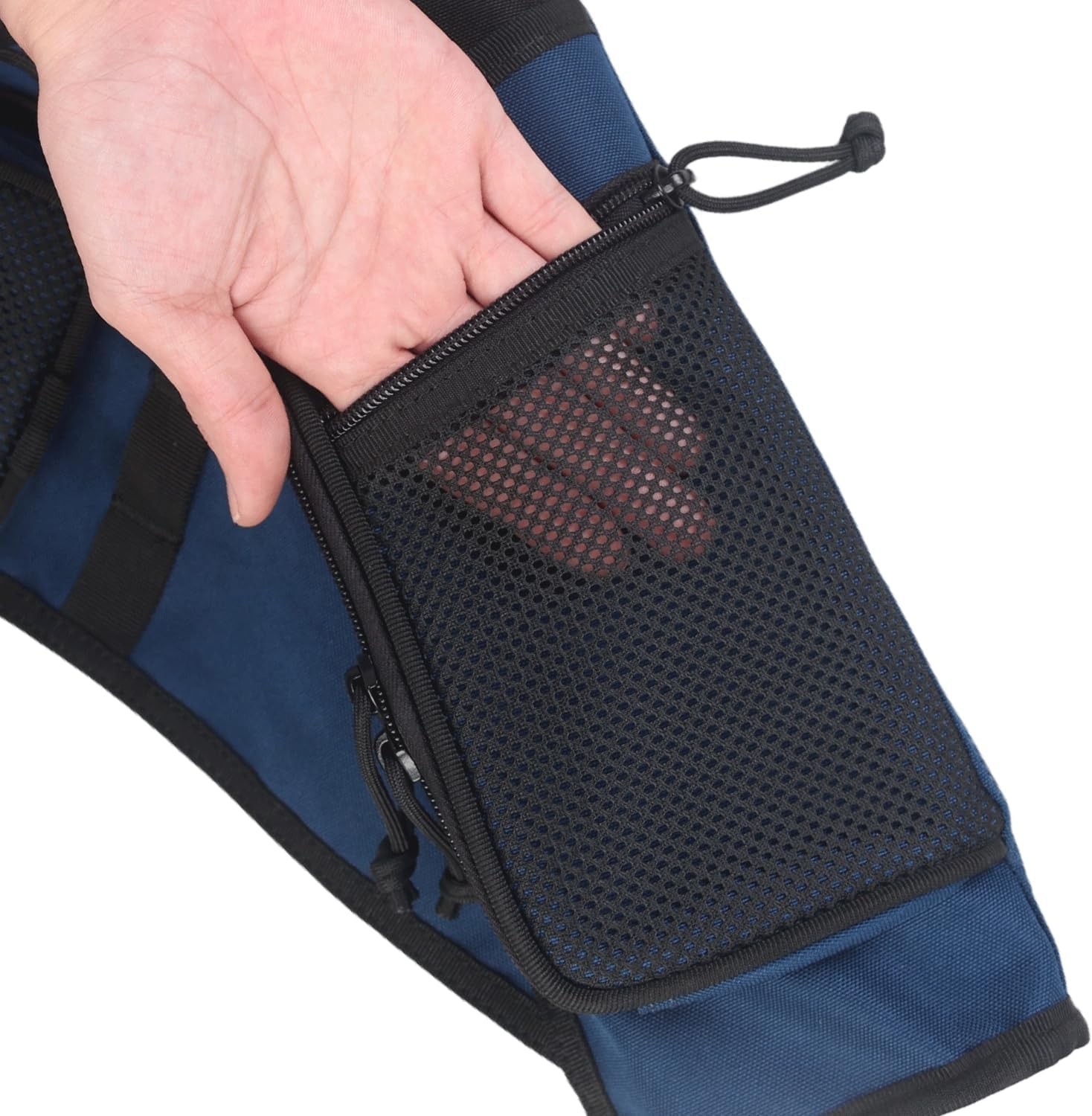 Lightweight Adjustable Hip Quiver with Separate Arrow Storage - Archery Gear