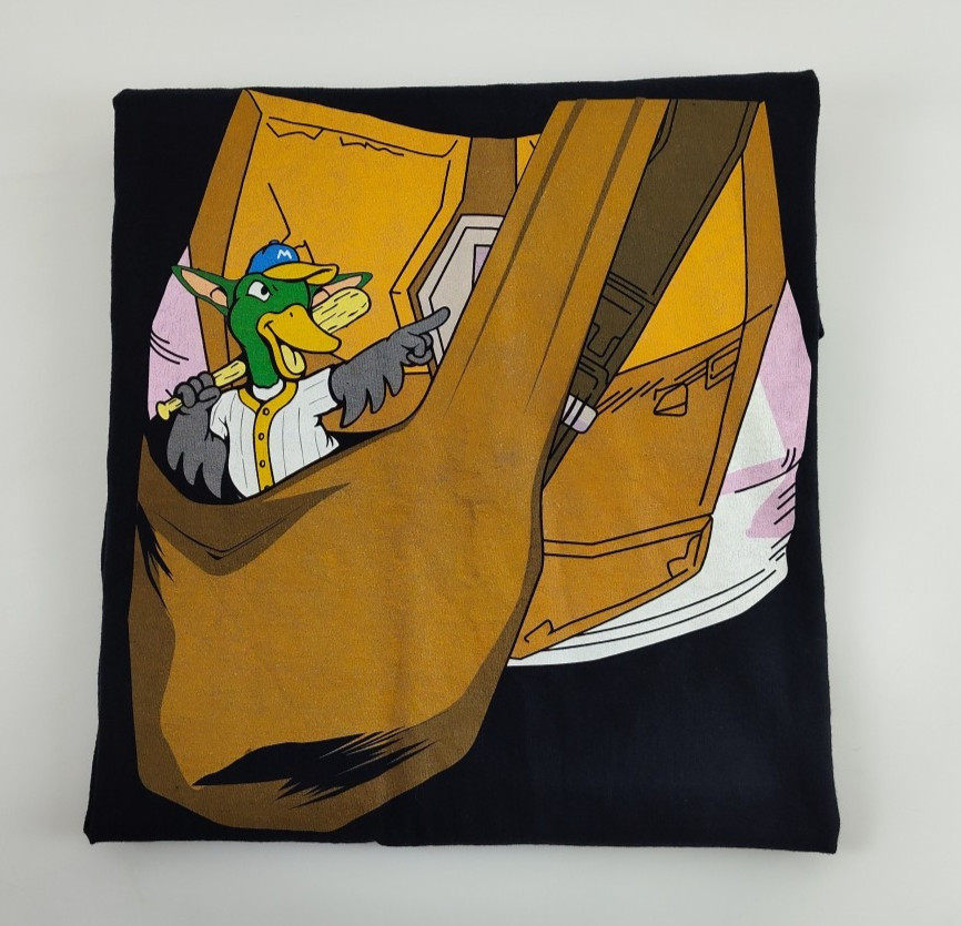 Madison Mallards Mandalorian Grogru Maynard Star Wars Black T-Shirt Size 2XL