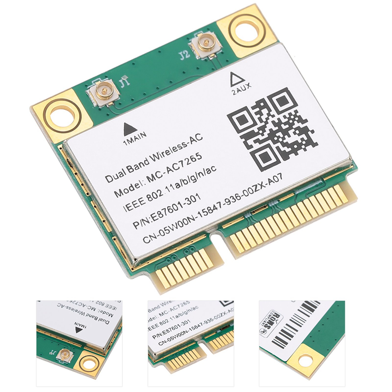 Gigabit Wireless Wifi Network Card For Bluetooth Connection 7265AC Chip For 1