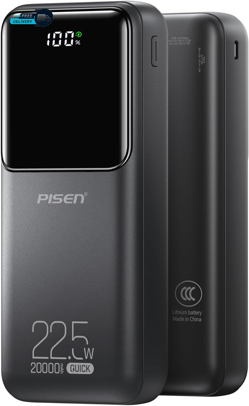 CCC Certified Power Bank 20000Mah 22.5W 3C Power Bank Travel Battery Pack