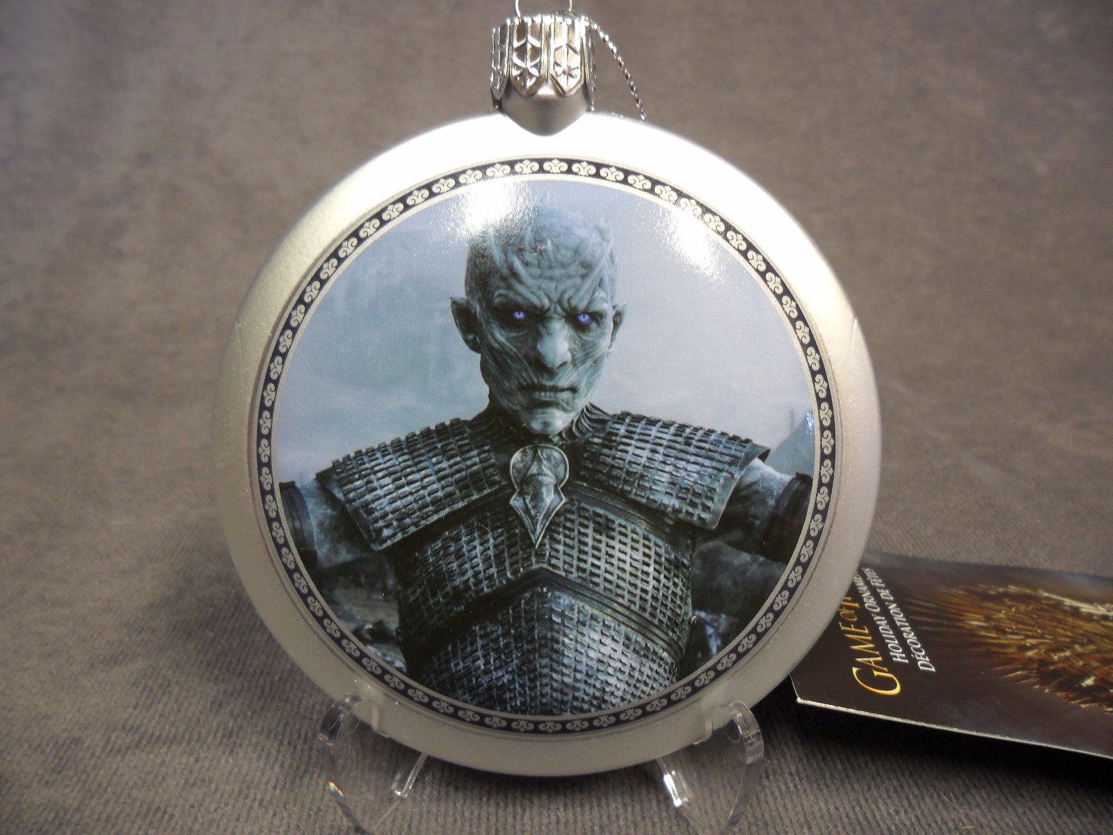 Game of Thrones NEW * Night King Disc Ornament * Christmas Holiday Ornament