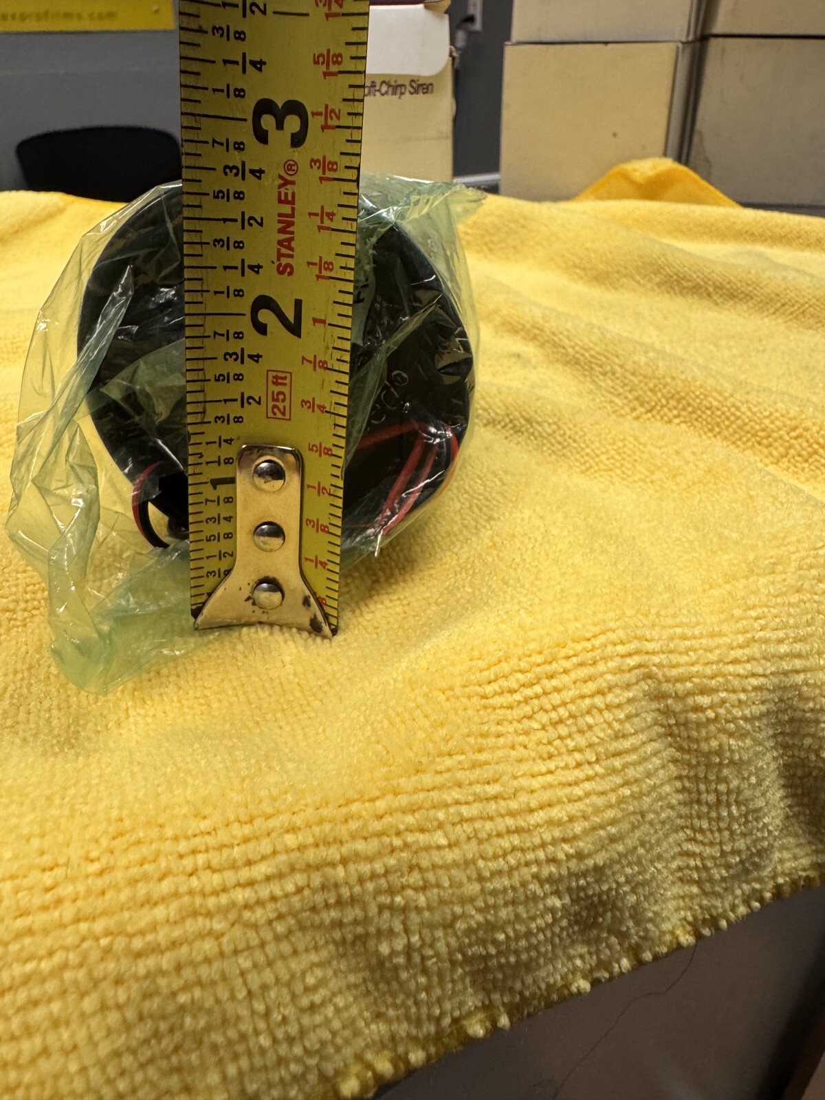 Small Car Alarm Siren Same size as a DEI 514L