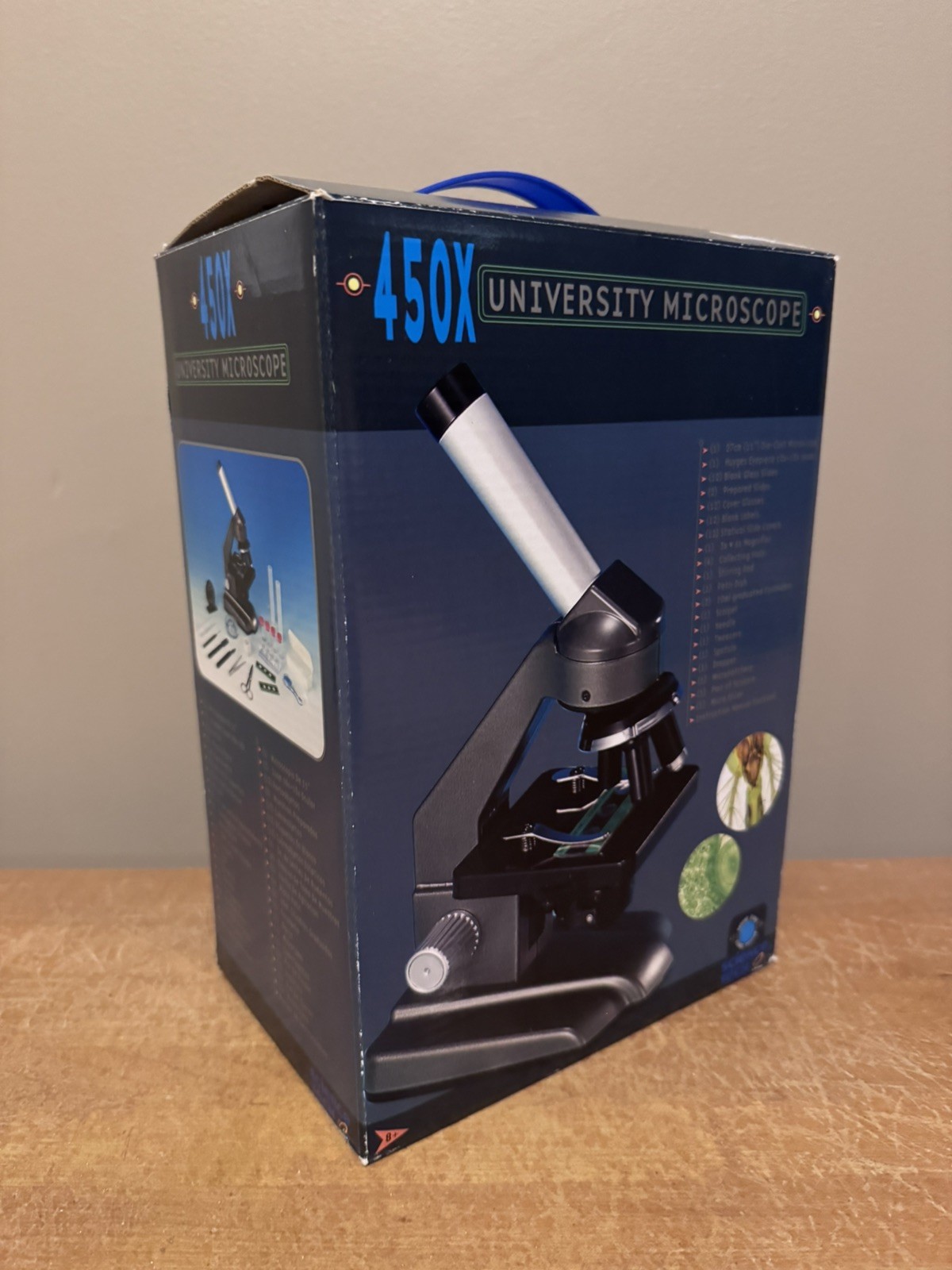 Lakeshore Science Tech 450X University Microscope Educational Kit for Ages 8+
