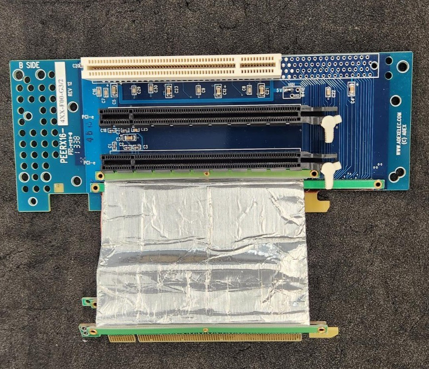PEERX16-4XX-F00G32 Adex Electronics, 3-in-1 Right Angle Riser Card
