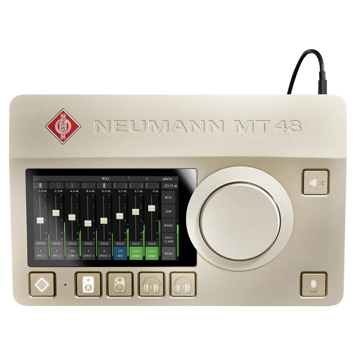 Neumann MT 48 US - Premium USB-C Audio Interface with Touchscreen Control,...