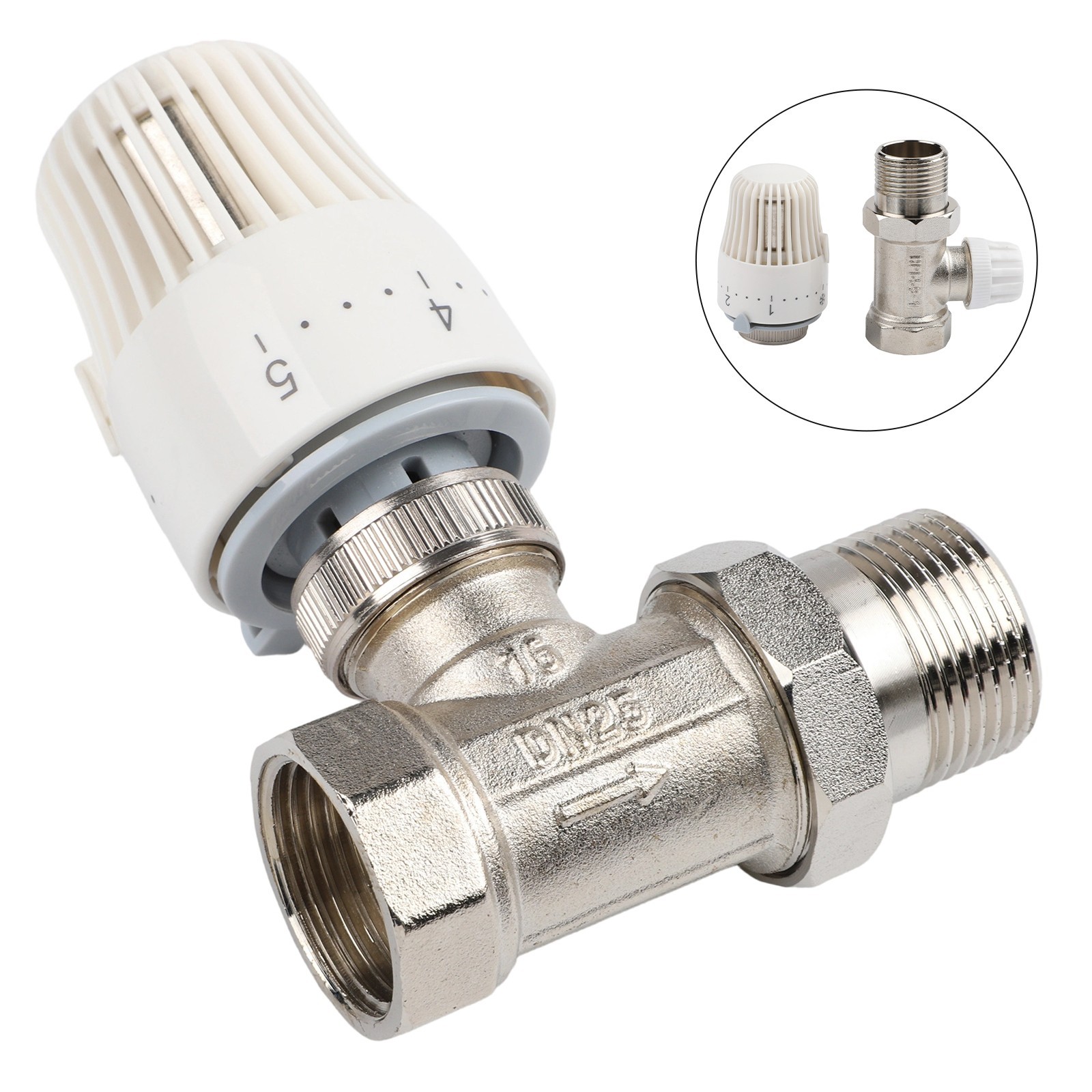 Adjustable Temperature Settings in Thermostatic Valve for Underfloor Heating