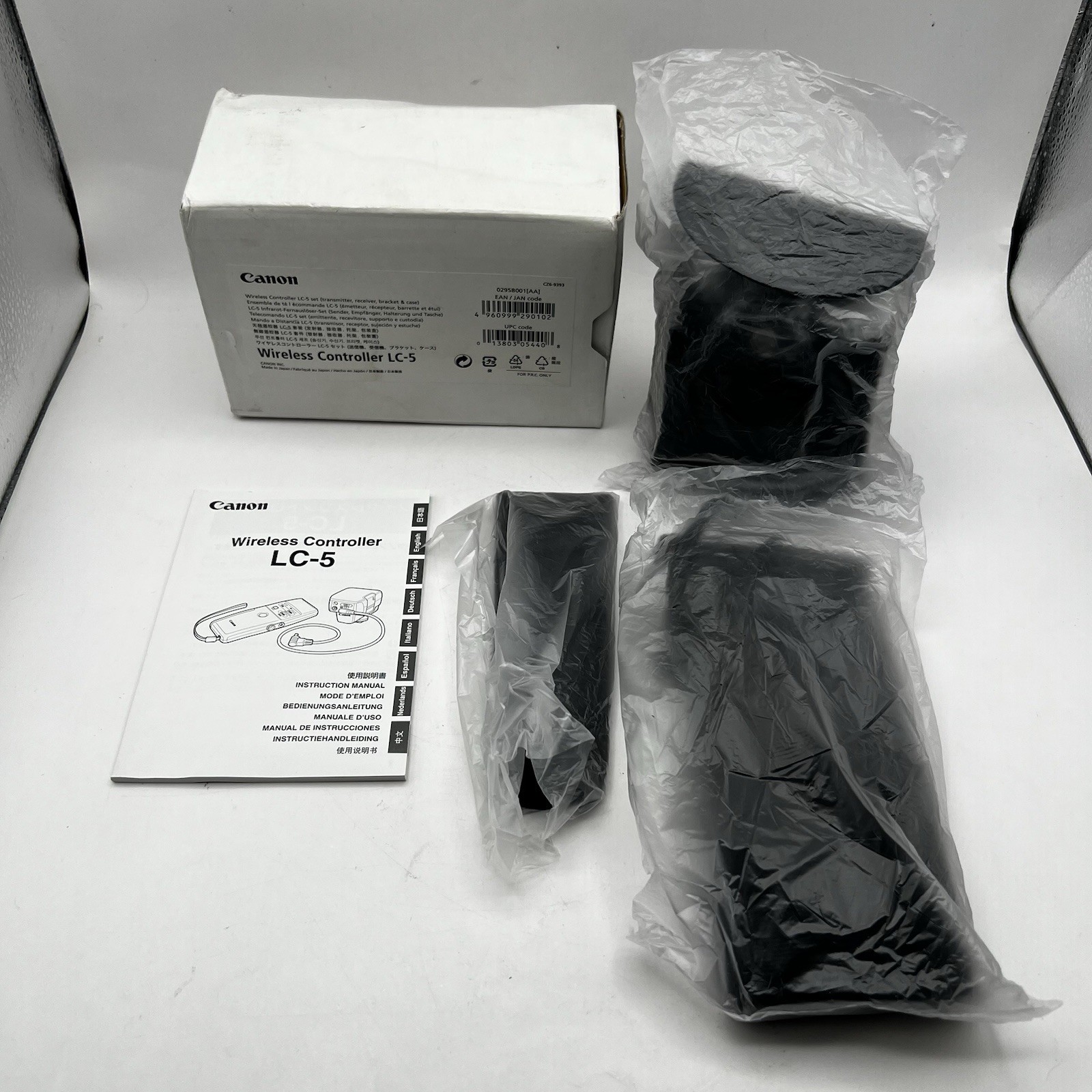 Canon Wireless Controller LC-5 (Transmitter, Receiver, Bracket, Case)