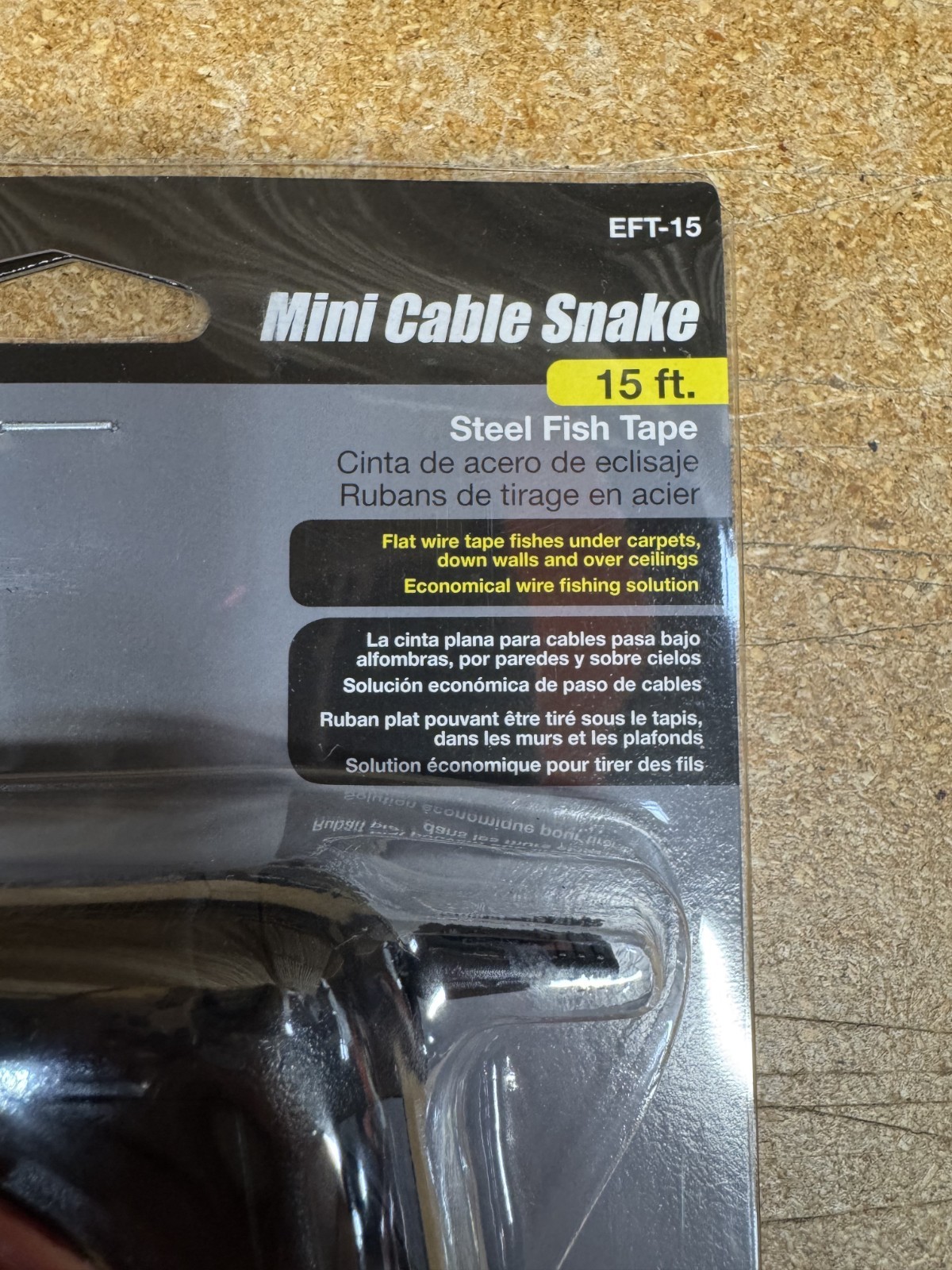 Gardner Bender EFT-15 High-Impact Mini Cable Snake Fish Tape 15 ft.