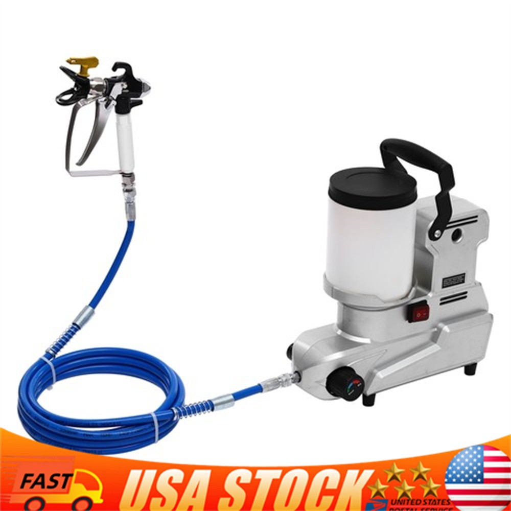1600w High Pressure Airless Paint Sprayer High Efficiency Power Painting 110v
