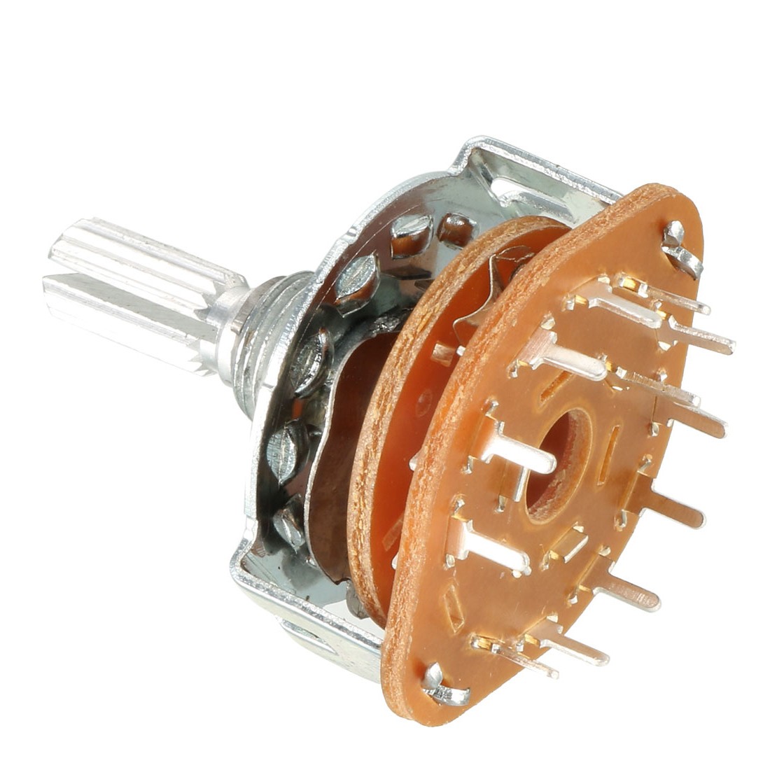 Channel Rotary Switch Selector,1P11T 1 Pole 11 Position Selectable Single Deck